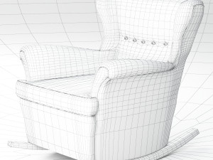 strandmon rocking chair Modelo 3D