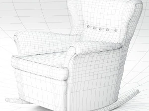 strandmon rocking chair 3D Model