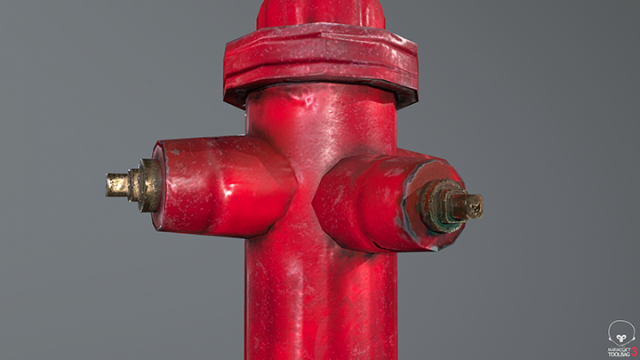 fire hydrant low poly Modello 3D .c4d .max .obj .3ds .fbx .stl .blend 