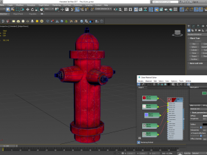 fire hydrant low poly Modello 3D