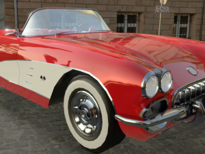 chevrolet corvette 1958 3D Модель