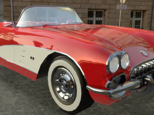 chevrolet corveta 1958 Modelo 3D
