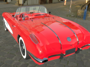 chevrolet corvette 1958 3Dモデル