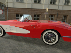 chevrolet corvette 1958 3Dモデル