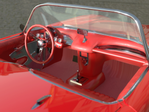 chevrolet corvette 1958 3Dモデル