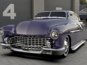 mercury 1949 custom Modelo 3D