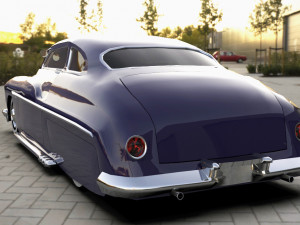 mercury 1949 custom Model 3D