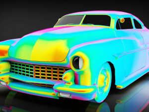 mercury 1949 custom Model 3D