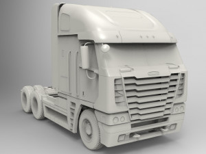 freightliner argosy 2017 low-poly 3D-Modell