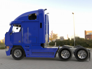 freightliner argosy 2017 low-poly 3D-Modell