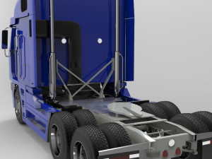 freightliner argosy 2017 low-poly 3D-Modell
