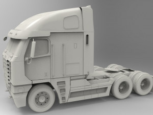 freightliner argosy 2017 low-poly 3D-Modell