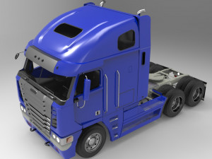 freightliner argosy 2017 low-poly 3D-Modell
