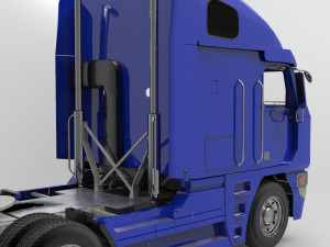 freightliner argosy 2017 low-poly 3D-Modell