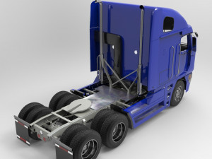 freightliner argosy 2017 low-poly 3D-Modell