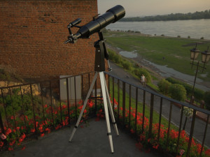 realistic telescope lowpoly blender 3D Model
