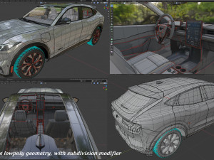 suv mach-e 2021 first edition 3D Model