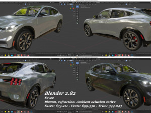suv mach-e 2021 first edition 3D Model