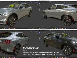 suv mach-e 2021 first edition 3D Model