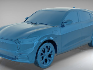 suv mach-e 2021 first edition 3D Model