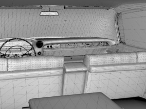 cadillac ambulance wagon superior 1959 Modelo 3D