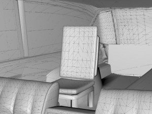 cadillac ambulance wagon superior 1959 Modelo 3D