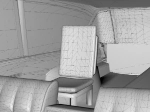 cadillac ambulance wagon superior 1959 3D Model