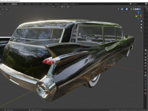cadillac barnett space wagon 1959 3D Model