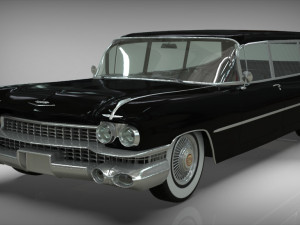 cadillac barnett space wagon 1959 3D Model