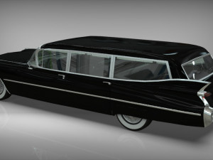 cadillac barnett space wagon 1959 3D Model
