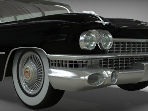 cadillac barnett space wagon 1959 3D Model