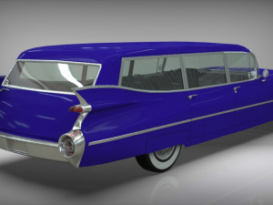 cadillac barnett space wagon 1959 3D Model