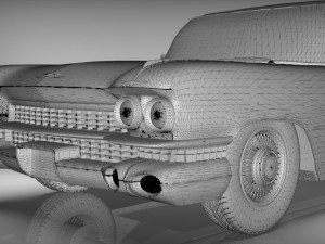 cadillac barnett space wagon 1959 3D Model