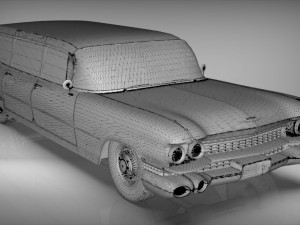 cadillac barnett space wagon 1959 3D Model