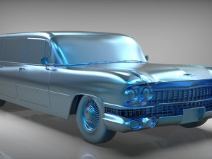 cadillac barnett space wagon 1959 3D Model