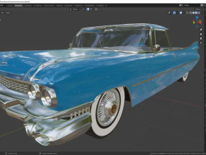 cadillac elcamino 1959 pikap 3D Model