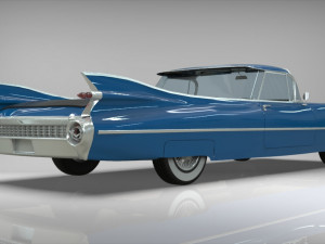 cadillac elcamino 1959 pickup 3D Model