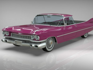 cadillac elcamino 1959 pickup 3D Model