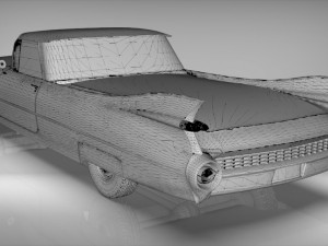 cadillac elcamino 1959 pickup 3D Model