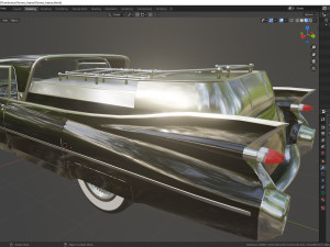 cadillac superior porta hearse flowers 1959 Model 3D