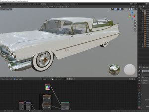 cadillac superior porta hearse flowers 1959 Model 3D