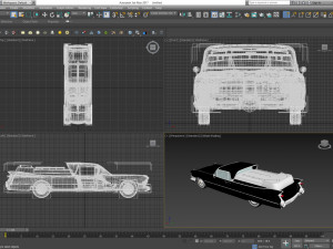 cadillac superior porta hearse flowers 1959 Model 3D
