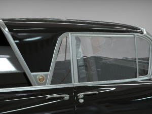 cadillac superior porta hearse flowers 1959 Model 3D