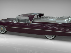 cadillac superior porta hearse flowers 1959 Model 3D