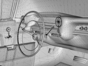 cadillac superior porta hearse flowers 1959 Model 3D