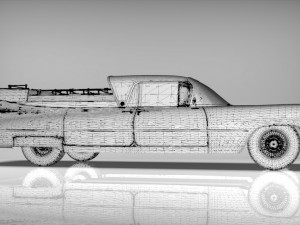 cadillac superior porta hearse flowers 1959 Model 3D