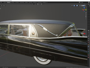 cadillac hearse space wagon 1959 Model 3D