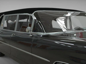 cadillac hearse space wagon 1959 3D Model