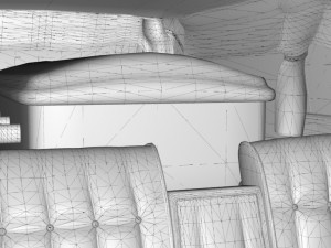 cadillac hearse space wagon 1959 Model 3D