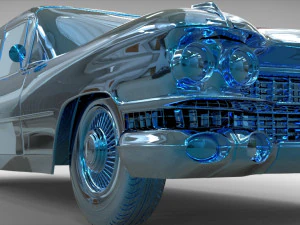 cadillac hearse space wagon 1959 3D Model